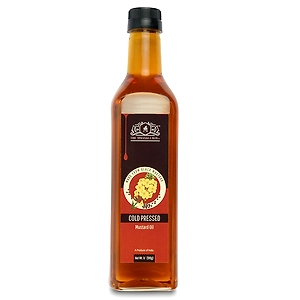 100% NATURAL COLD PRESSED AGED MUSTARD OIL - 1 LITRE