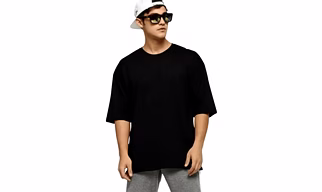 black t shirt for men