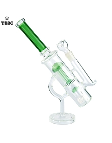 Telescope Glass Percolator Shower bong