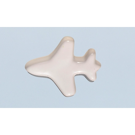 Shilpware Ceramic Aeroplane Hooks, Wall Cabinet Door Towel Robe Clothes Hooks for Hanging Kitchen Bathroom Home Hooks, Unique Design Hooks, Decorative Wall Hook-White-4
