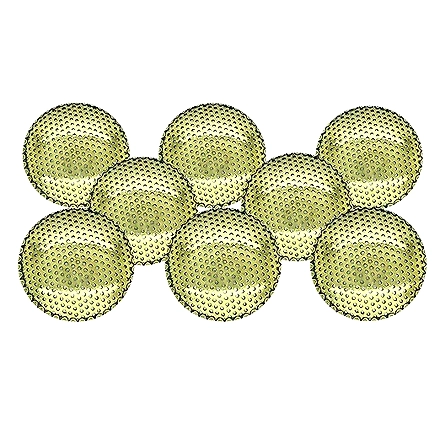 SHILPWARE Mughal Brass 42mm Knobs for Cabinets and Cupboards (Mughal Brass Black)-DN1-8