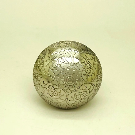 SHILPWARE Mughal Brass 38mm Knobs for Cabinets and Cupboards (Mughal Knob)-Brass-4