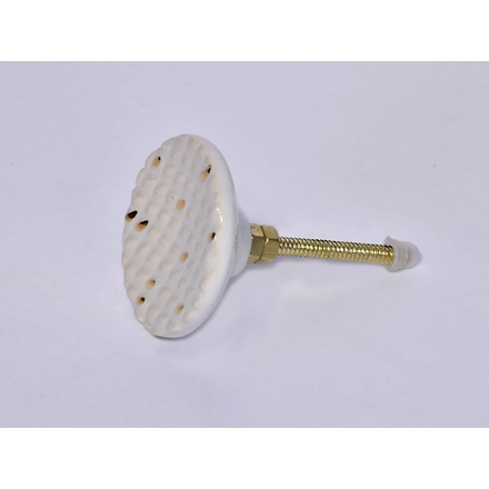 SHILPWARE Multicolor Dragon Fruit with Gold Dots Ceramic Cabinet Knobs Designer and Traditional Drawer Pulls knobs-130046WE