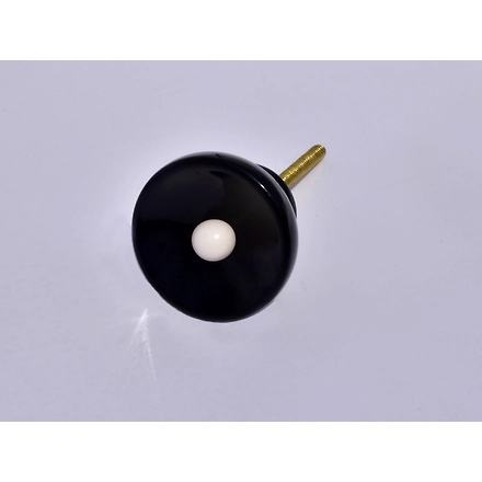 SHILPWARE Retina eye shape resin decorative multi color cabinet knobs-130082BK