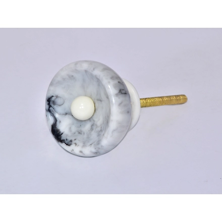 SHILPWARE Retina eye shape resin decorative multi color cabinet knobs-BK-3