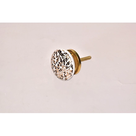 Shilpware ROYAL GOLD CERAMIC DOOR KNOBS CUPBOARD DRAWER PULL knobs-130053DN1
