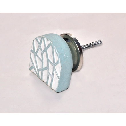 Shilpware Ceramic cabinet knobs Satin Glazed Knob pulls Handle Dresser handle Cabinet Handle Pulls Knobs Wardrobe Handles Knob-130024TQ