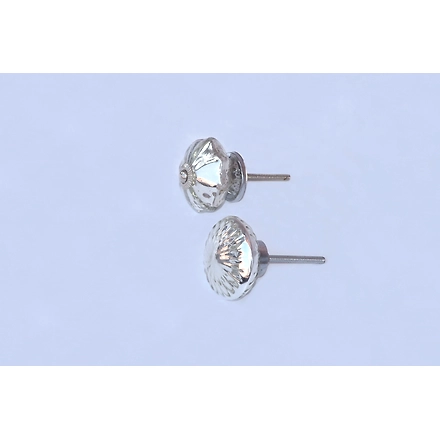SHILPWARE Mercury Glass Melon and Round Shape Cabinet Handmade/Designer and Traditional Drawer Knob-DN1-1