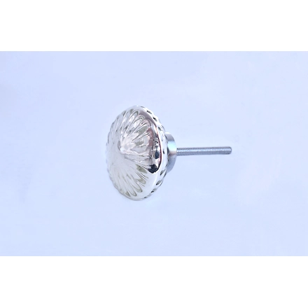 SHILPWARE Mercury Glass Melon and Round Shape Cabinet Handmade/Designer and Traditional Drawer Knob-DN1-4