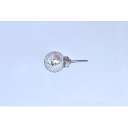 SHILPWARE Mercury Glass Melon and Round Shape Cabinet Handmade/Designer and Traditional Drawer Knob-130125DN1