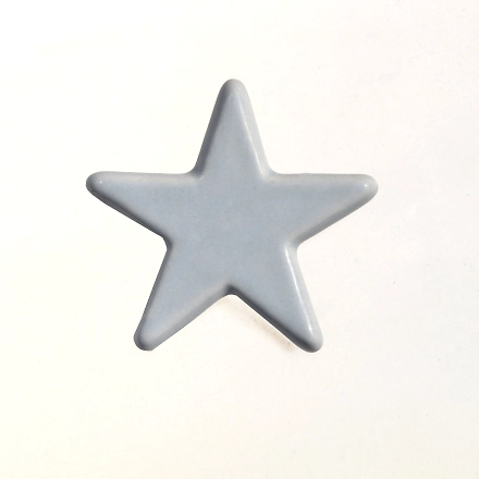 Shilpware Ceramic Star Hooks, Wall Cabinet Door Towel Robe Clothes Hooks for Hanging Kitchen Bathroom Home Hooks, Unique Design Hooks, Decorative Wall Hook-110016GY