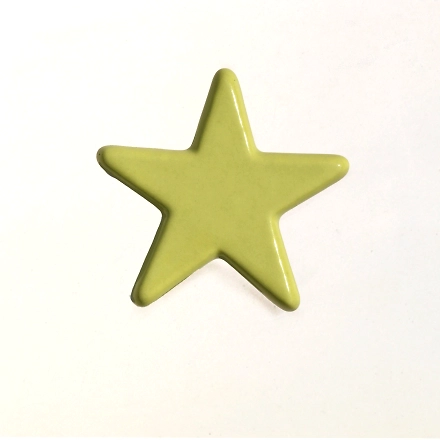 Shilpware Ceramic Star Hooks, Wall Cabinet Door Towel Robe Clothes Hooks for Hanging Kitchen Bathroom Home Hooks, Unique Design Hooks, Decorative Wall Hook-110016GN