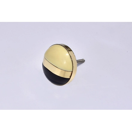 SHILPWARE Gold Strip Multi Color Resin Cabinet Handmade/Designer and Traditional Drawer Knob-130091WE