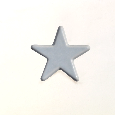 Shilpware Ceramic Star Hooks, Wall Cabinet Door Towel Robe Clothes Hooks for Hanging Kitchen Bathroom Home Hooks, Unique Design Hooks, Decorative Wall Hook-110017GY