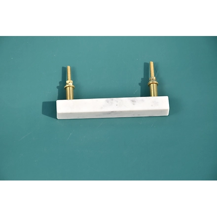 SHILPWARE SOLID Rectangular Marble Cupboard Handmade/Designer and Traditional Drawer Pull Draw Handles-10009WE-2