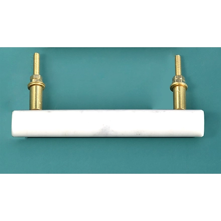 SHILPWARE Round Marble Cupboard Handmade/Designer and Traditional Drawer Pull Draw Handles-White-3 Inch-6