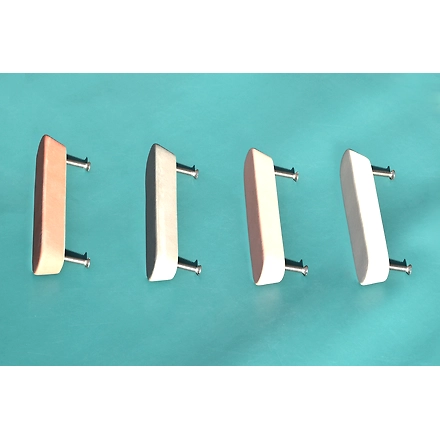 SHILPWARE Ceramic Kitchen Cupboard Handmade/Designer and Traditional Drawer Handles-Grey-4 Inch-1