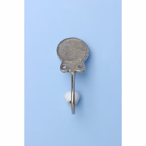 CERAMIC MONOGRAM WALL COAT RACK HOOK