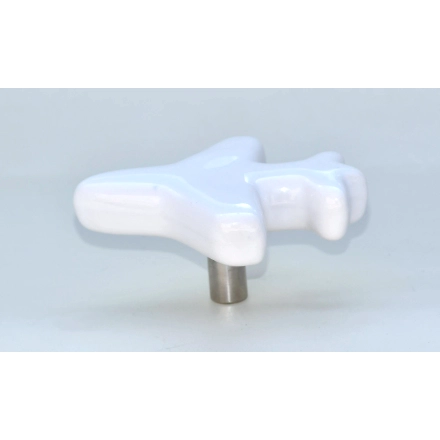 Shilpware Ceramic Aeroplane Hooks, Wall Cabinet Door Towel Robe Clothes Hooks for Hanging Kitchen Bathroom Home Hooks, Unique Design Hooks, Decorative Wall Hook-110014WE