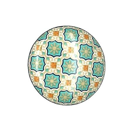 Shilpware Ceramic Vintage Shabby Chic Cupboard Drawer Door Knobs Pull Handles (Multicolour, 38 mm)-130050DN7