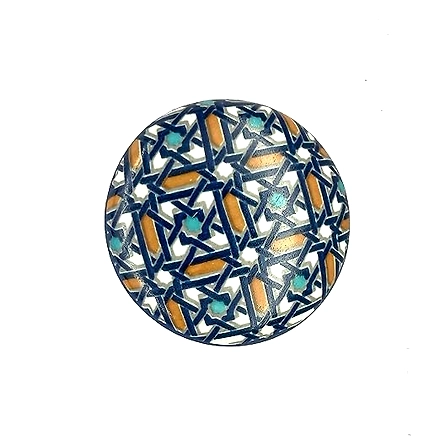 Shilpware Ceramic Vintage Shabby Chic Cupboard Drawer Door Knobs Pull Handles (Multicolour, 38 mm)-130050DN8