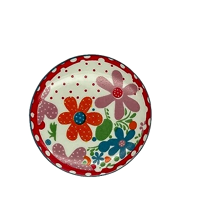 Shilpware Ceramic Vintage Shabby Chic Cupboard Drawer Door Knobs Pull Handles (Multicolour, 38 mm)-130049DN1