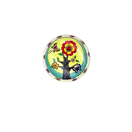 Shilpware Ceramic Vintage Shabby Chic Cupboard Drawer Door Knobs Pull Handles (Multicolour, 38 mm)-130049DN2