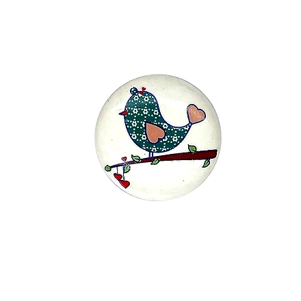 Shilpware Ceramic Vintage Shabby Chic Cupboard Drawer Door Knobs Pull Handles (Multicolour, 38 mm)-130049DN6