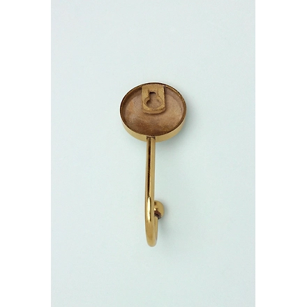 Shilpware MOTHER OF PEARL PATTERNED GOLD BRASS COAT HOOK-DN1-6