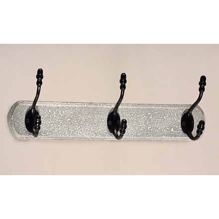 SHILPWARE Wooden Plate with Texture Paint Coat hooks Set Handmade/Designer and Traditional Wall Hooks Set-DN1-2