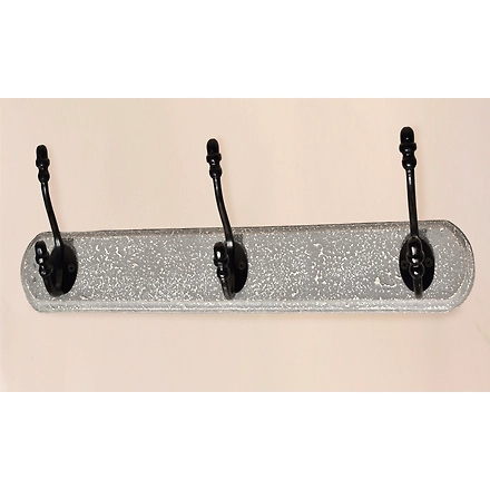 SHILPWARE Wooden Plate with Texture Paint Coat hooks Set Handmade/Designer and Traditional Wall Hooks Set-DN1-1