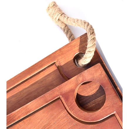 SHILPWARE Chopping Board Wooden Rectangular-Large-3