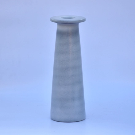 SHILPWARE Pillar Ceramic Candle Holders-GREY S-3