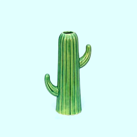 SHILPWARE Cactus Ceramic Vases Modern Flower-GREEN-3