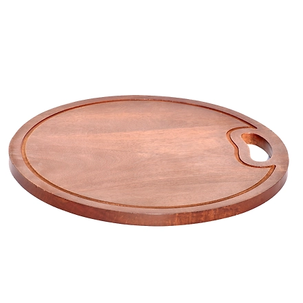 SHILPWARE Chopping Board Wooden Round-Large-3