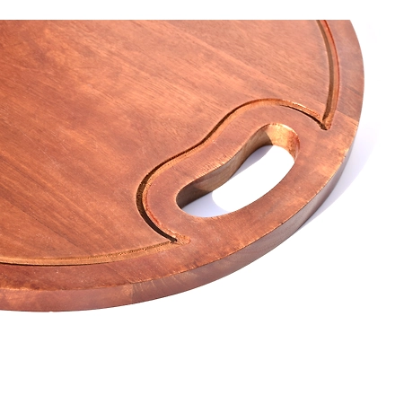 SHILPWARE Chopping Board Wooden Round-Large-4