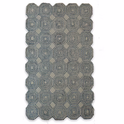 modern geometrical designed carpet by kalista karpets