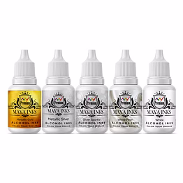 alcohol inks metallic set of 5 gsspw
