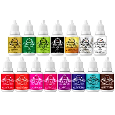 Maya inks alcohol ink