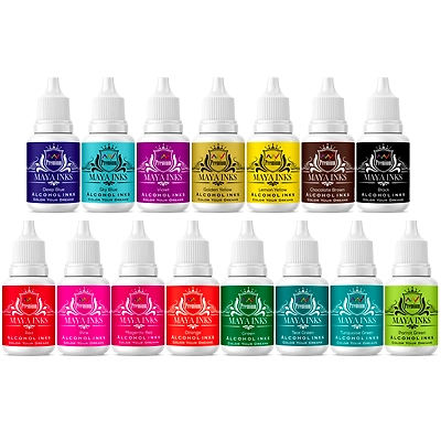 Alcohol inks set of 15 ink-2