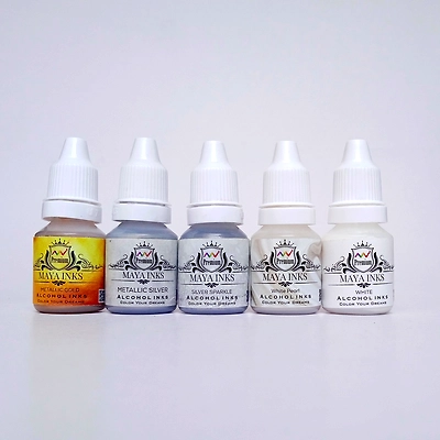 Alcohol inks metallic set of 5 GSSPW-2