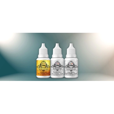 Alcohol inks set of 3 metallic colors GSS-1