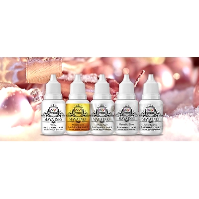 Alcohol inks set of 5 Metallic GSSPW-1