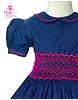 Twilight Bloom Smocked Dress: Hand-Embroidered Petal Softness for Your Little Princess's Cherished Moments