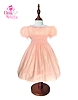 Orange Blossom Elegance Girl Hand-Smocked Baby Dress with Embroidered Roses – Perfect for Birthdays, Weddings & Holiday Photoshoots