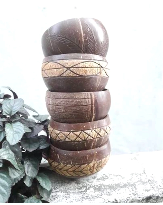 Coconut Shells Mini Bowls-1