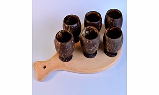 COCONUT SHOT GLASS (80- 100 ML, 1 PIECE)