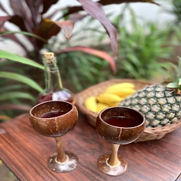 Kala Sanskruti Coir Products Pvt.Ltd. COCONUT SHELL WINE GLASS (BIG)