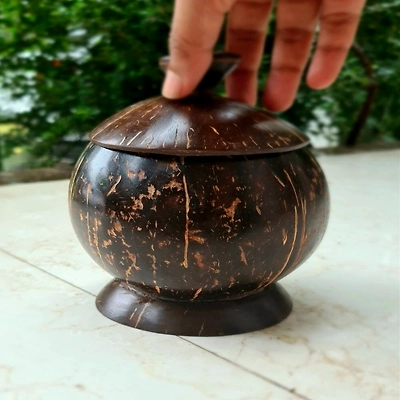 Kala Sanskruti Coir Products Pvt.Ltd. COCONUT PACKING CONTAINER (TIGHT LID)