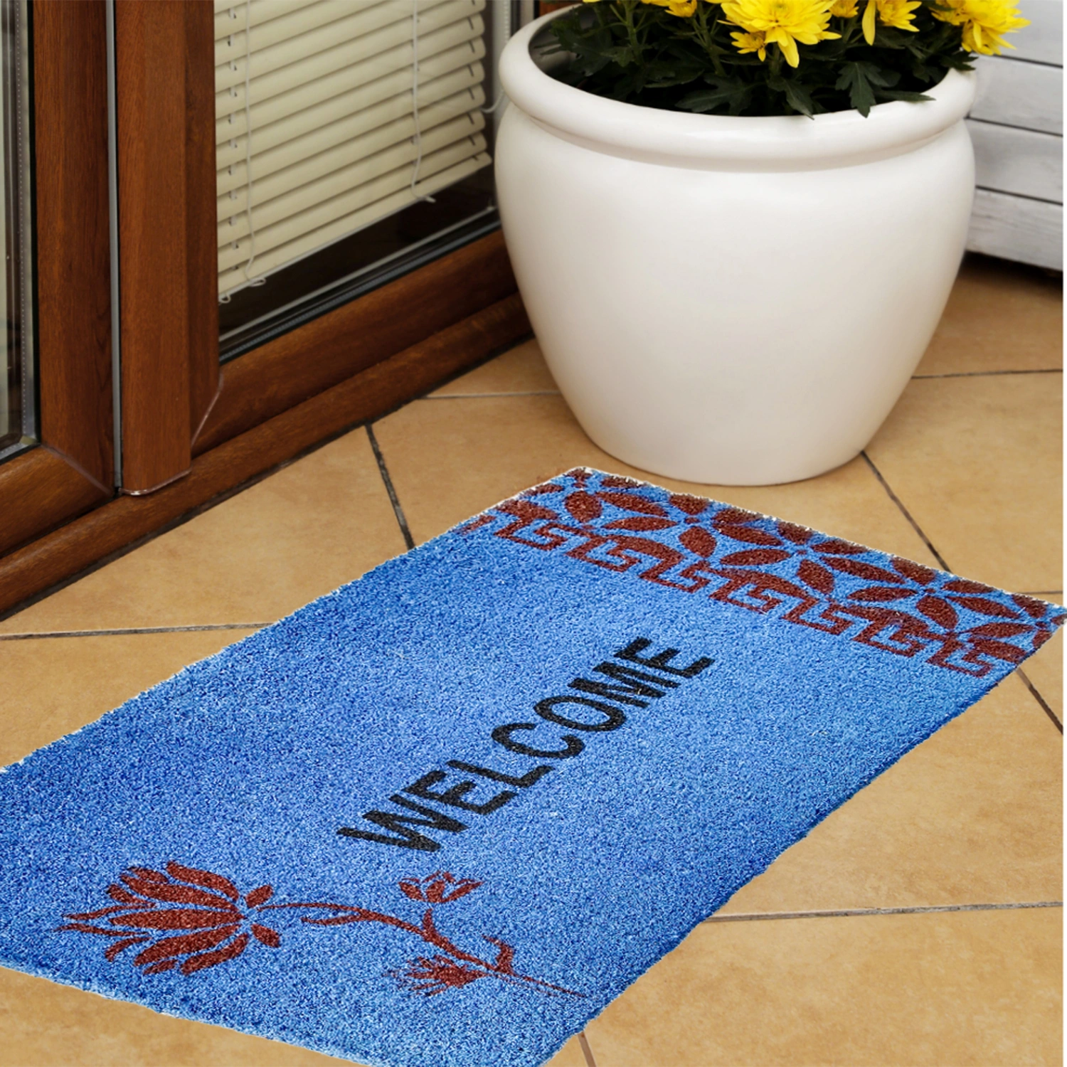 natural woven coir door mat-12154346